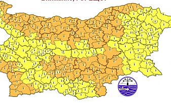 Оранжев код за големи горещини в България
