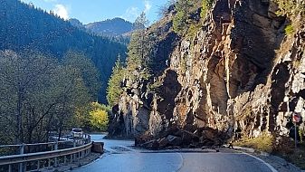 Поредно свлачище в Кресненското дефиле