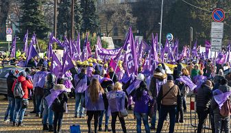 Национален протест с искане за по-високи заплати пред НС